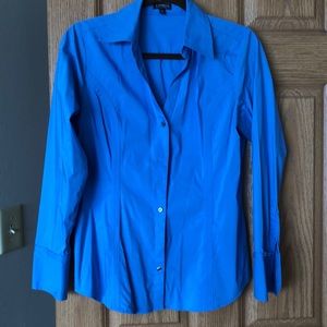 Light blue button up